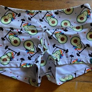 WODBOTTOM 2" Ultra Shorties. 87% polyester 13% spandex. Gently worn.